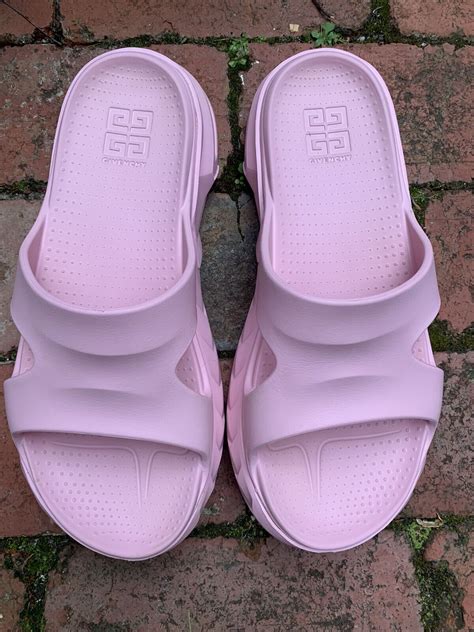 givenchy slides pink|givenchy marshmallow slide.